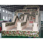 army inflatable slide for kids